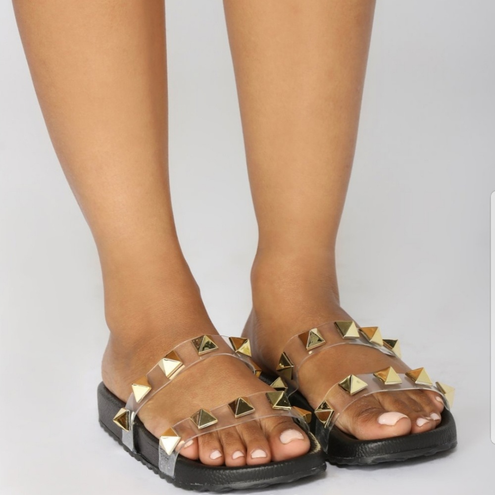 Studded slides NWB